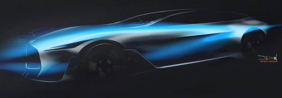 Эскиз Infiniti Q Inspiration Concept 2018 года  (фото 56 из 60)